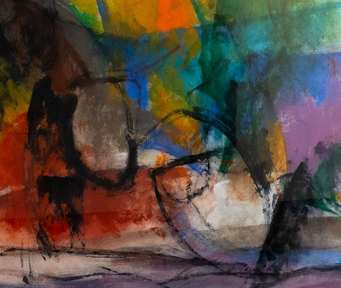Secondary large-scale promotional banner image for BDL art event, 2024.